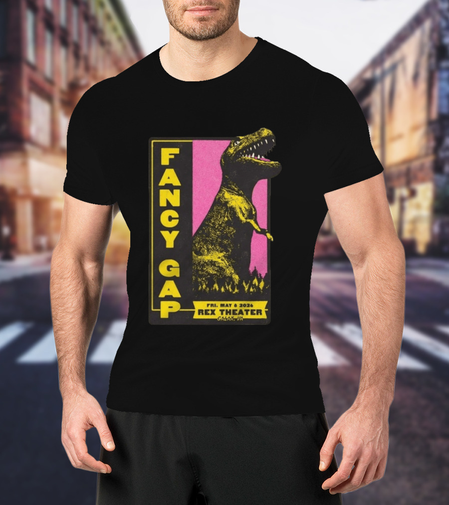 Fancy Gap Rex Theater Dinosaur Galax VA May 6 2026 T-Shirt