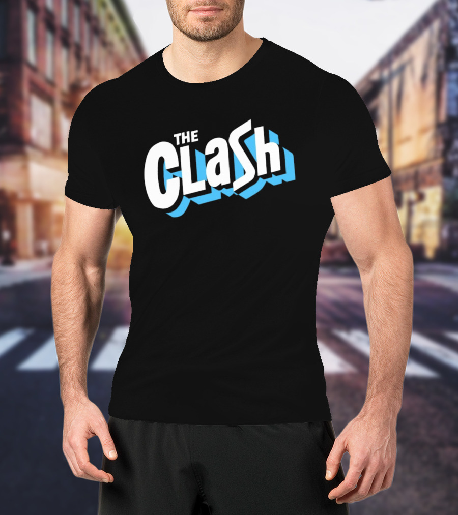 The Clash White And Blue T-Shirt