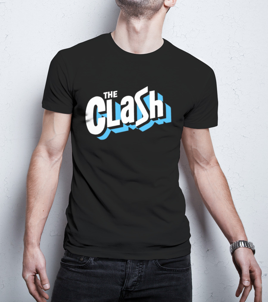 The Clash White And Blue T-Shirt