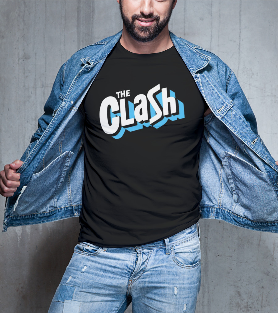 The Clash White And Blue T-Shirt