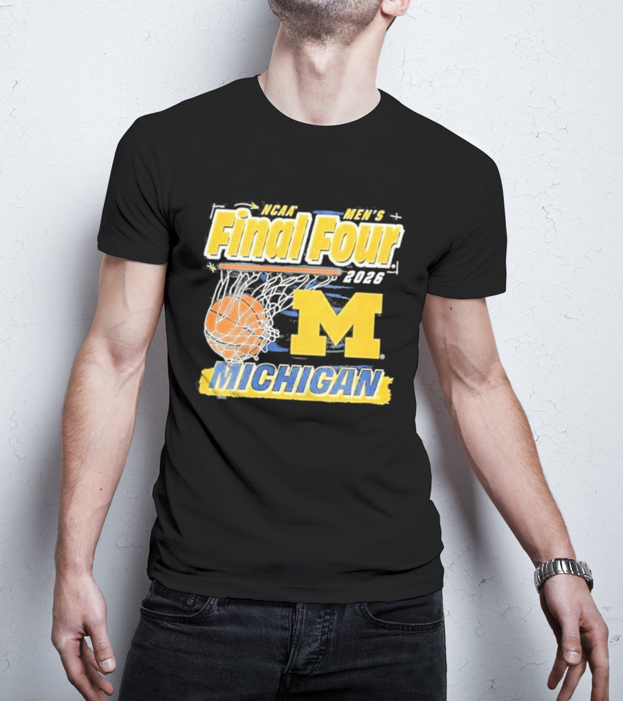 NCAA Men's Final Four 2026 Michigan Basketball M T-Shirt