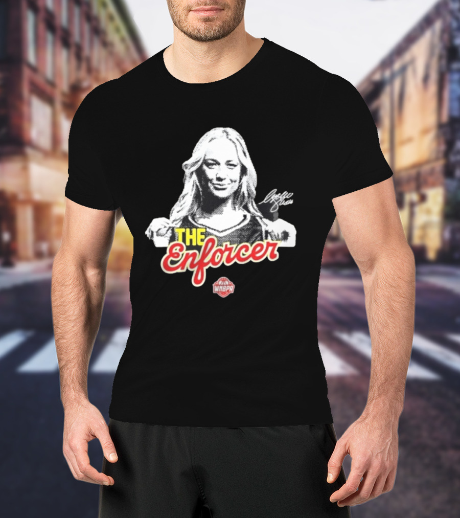 Sophie Cunningham The Enforcer WNBPA Basketball Signature T-Shirt