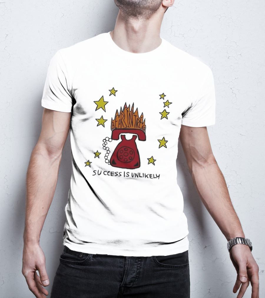 Bears In Trees Success Is Unlikely Burning Phone Starry Sky T-Shirt