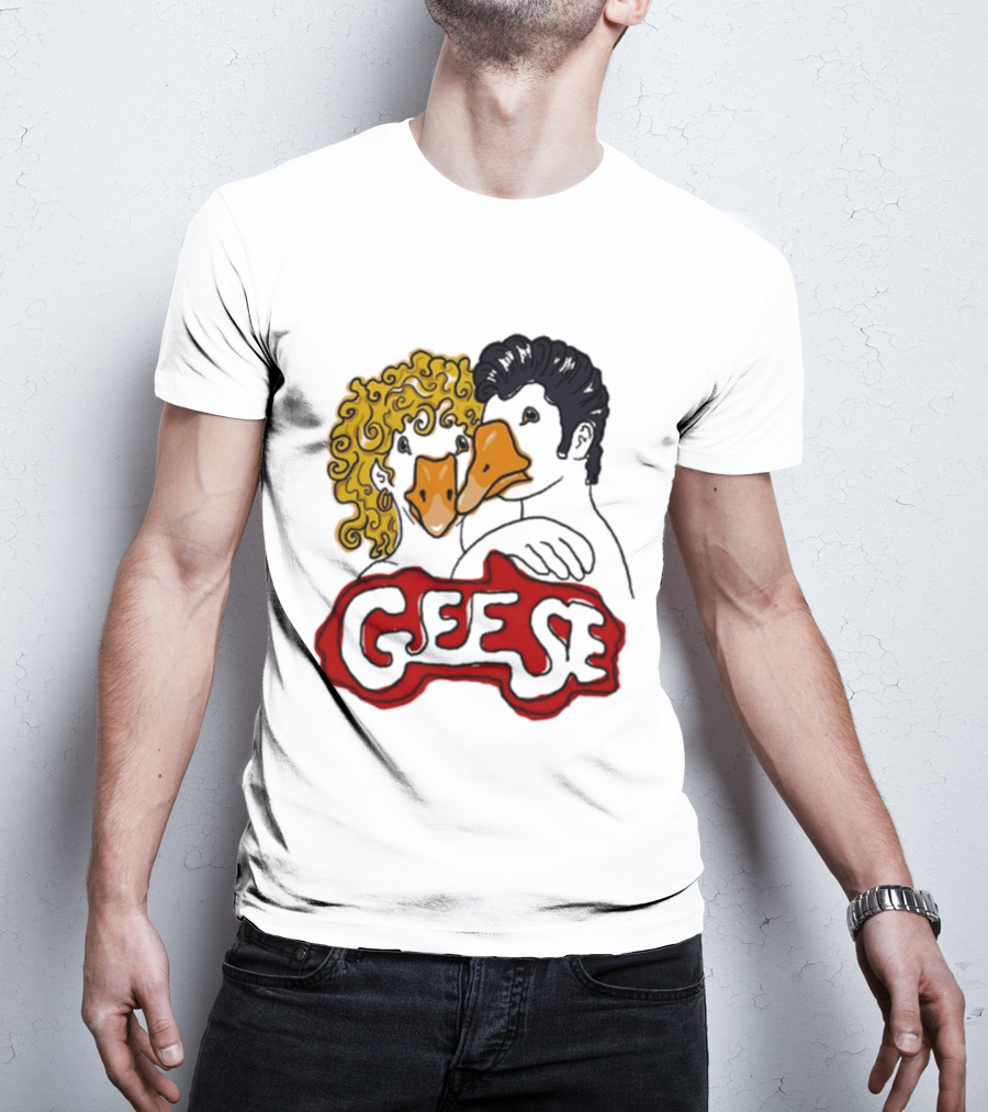 Grease Inspired Lonely Club Geese With Duck Faces T-Shirt