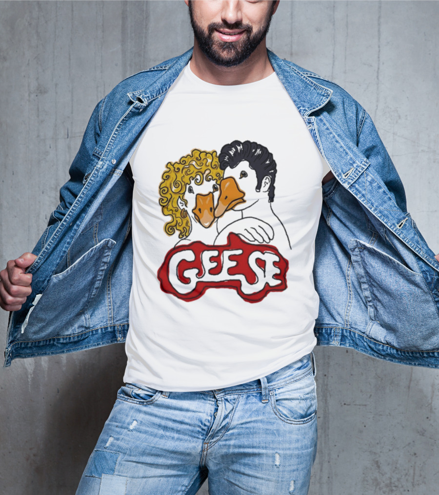 Grease Inspired Lonely Club Geese With Duck Faces T-Shirt