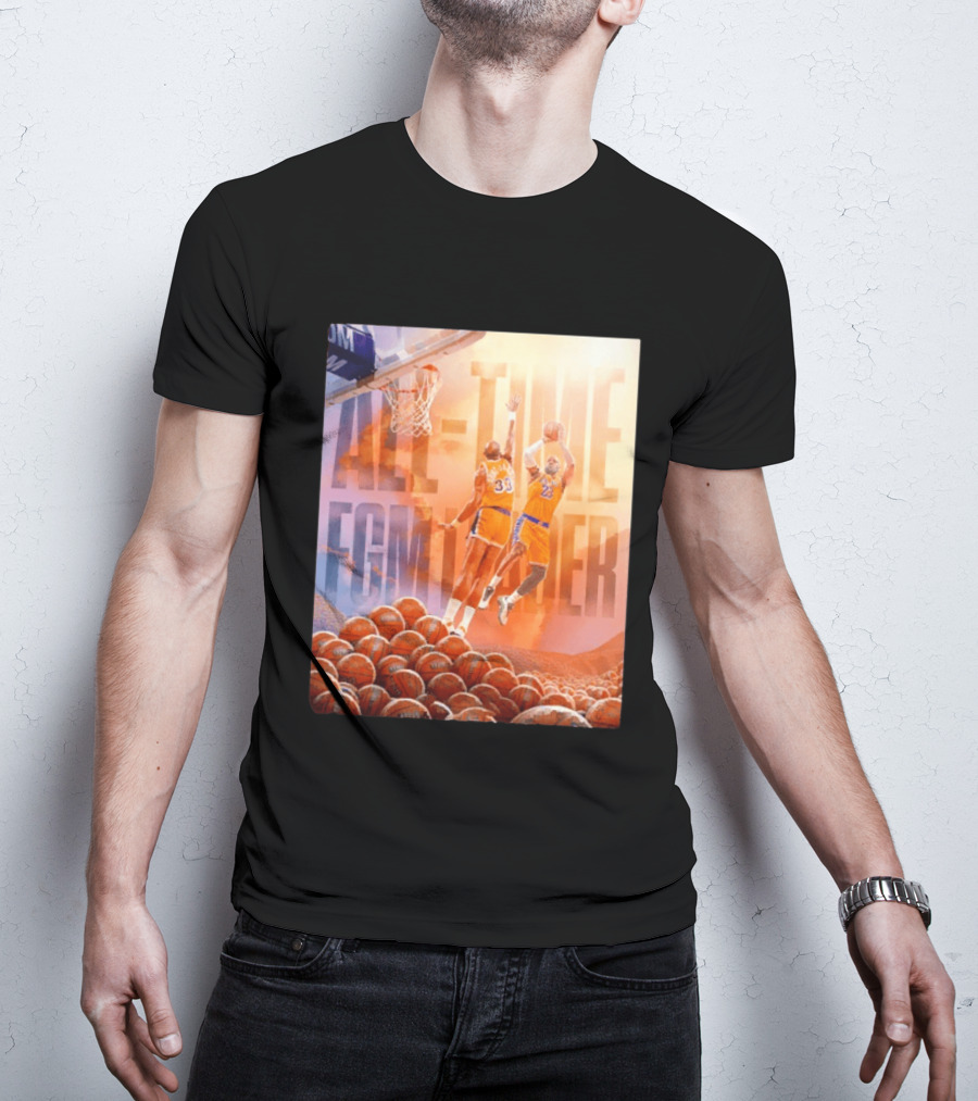 LeBron 23 Surpassing Kareem 33 All Time FGM Leader NBA Basketball T-Shirt