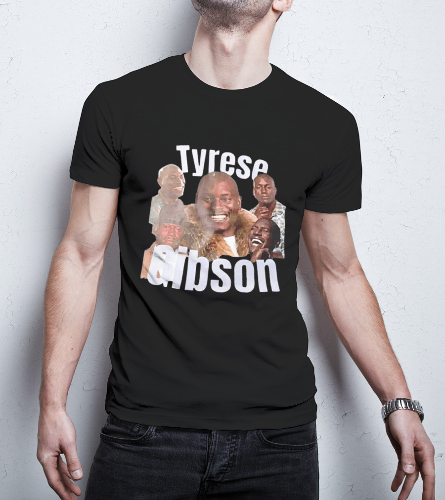 Tyrese Gibson American Ships Free Multiple Expressions T-Shirt