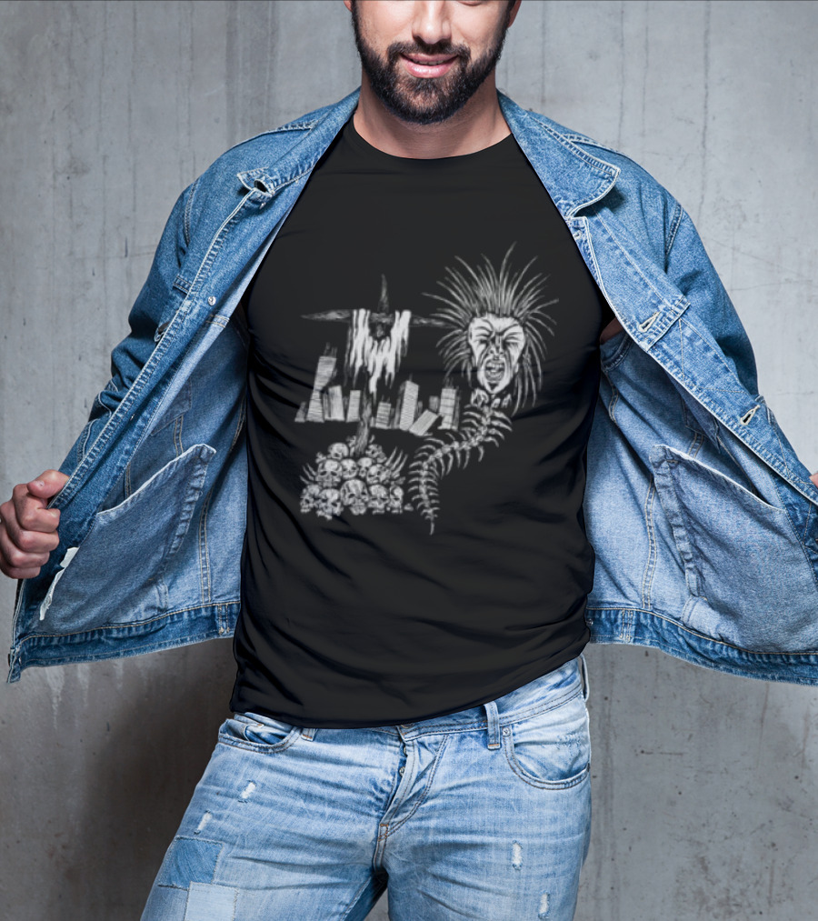 Portrayal Of Guilt Human Terror Cityscape And Nature T-Shirt