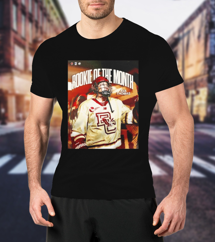 Rookie Of The Month Ava Thomas Boston College Hockey T-Shirt