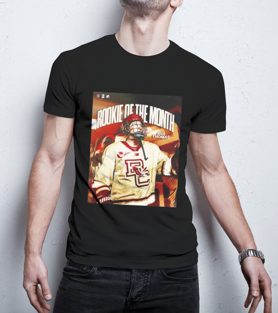 Rookie Of The Month Ava Thomas Boston College Hockey T-Shirt