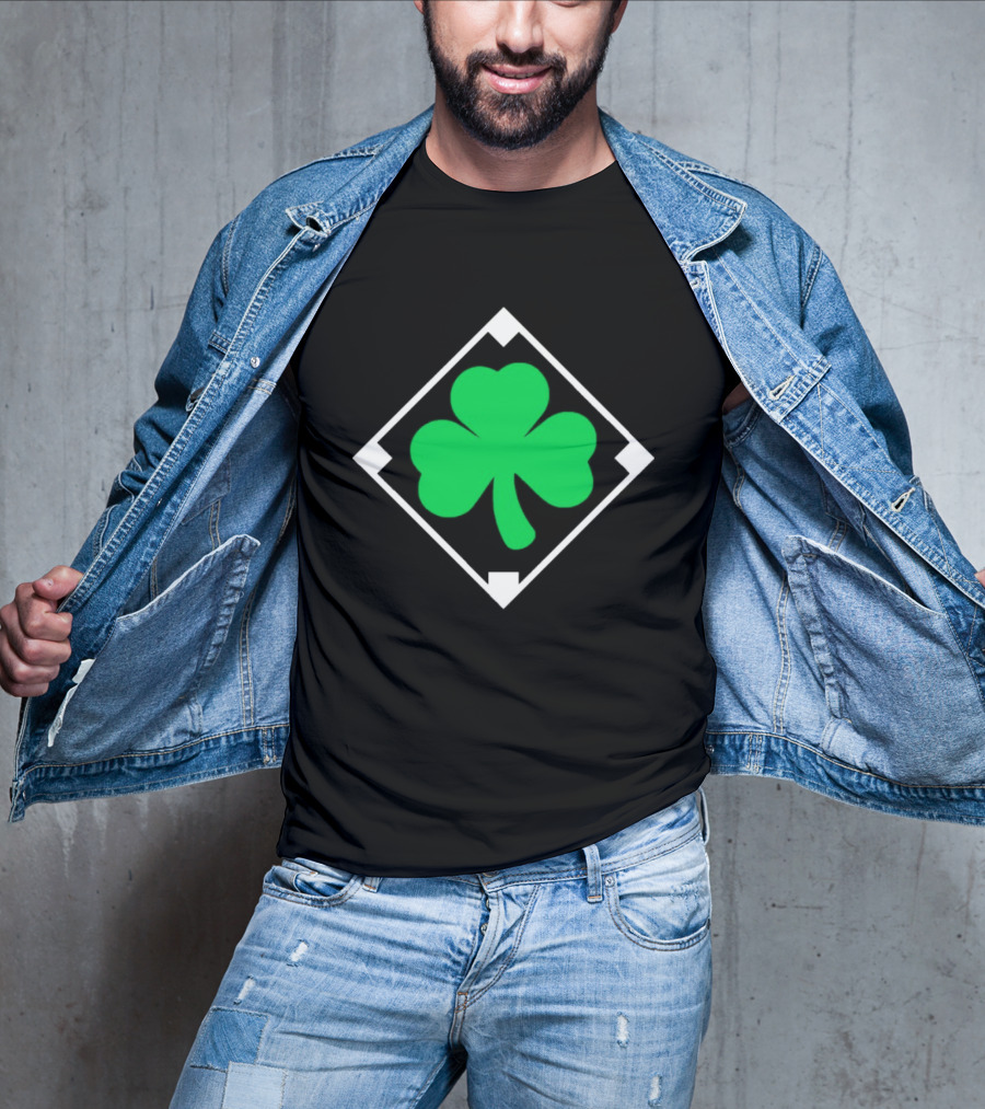 Shamrock Diamond Irish Licensed Clover T-Shirt