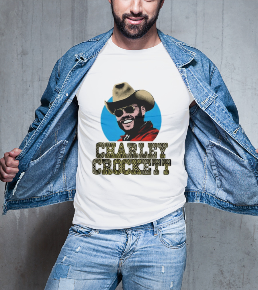 Charley Crockett Cowboy Hat Sunglasses Western T-Shirt
