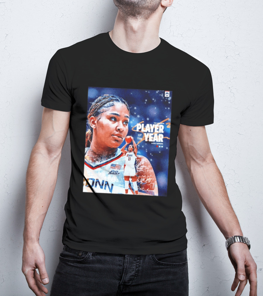 UConn Huskies The Athletic Player Of The Year Sarah Strong T-Shirt