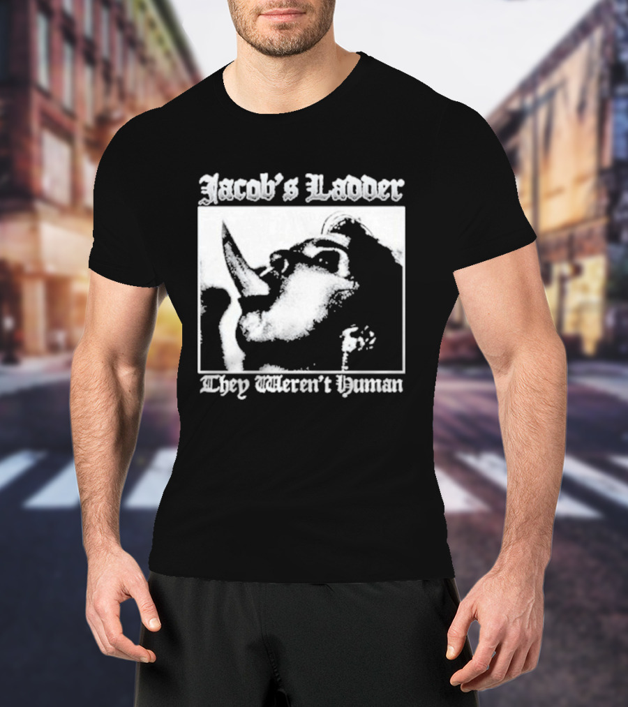 Jacob's Ladder 1990 Cult They Weren't Human Face Montage T-Shirt