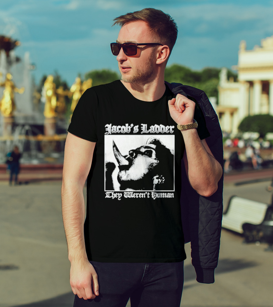 Jacob's Ladder 1990 Cult They Weren't Human Face Montage T-Shirt