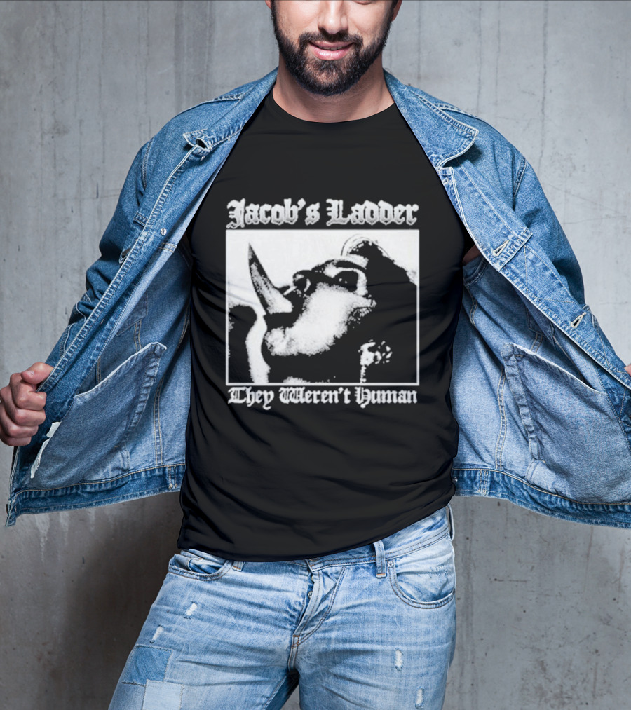 Jacob's Ladder 1990 Cult They Weren't Human Face Montage T-Shirt
