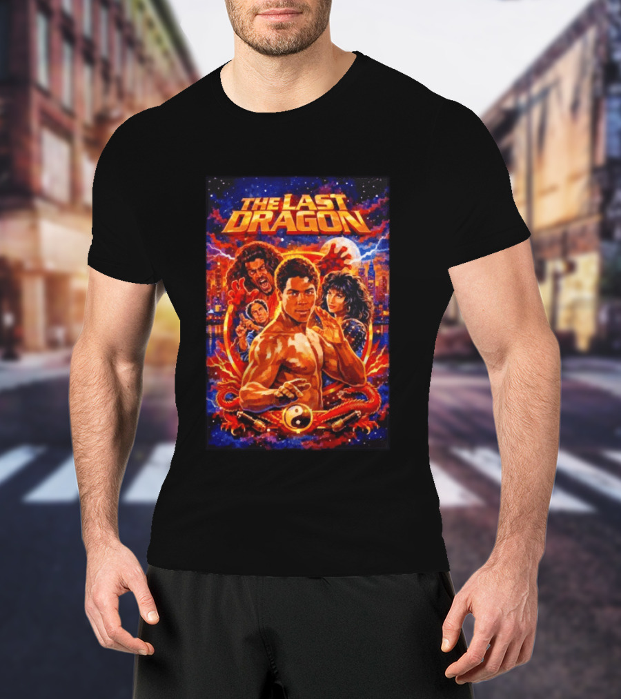 The Last Dragon 1985 Classic Martial Arts Movie Featuring Iconic Characters And Action T-Shirt