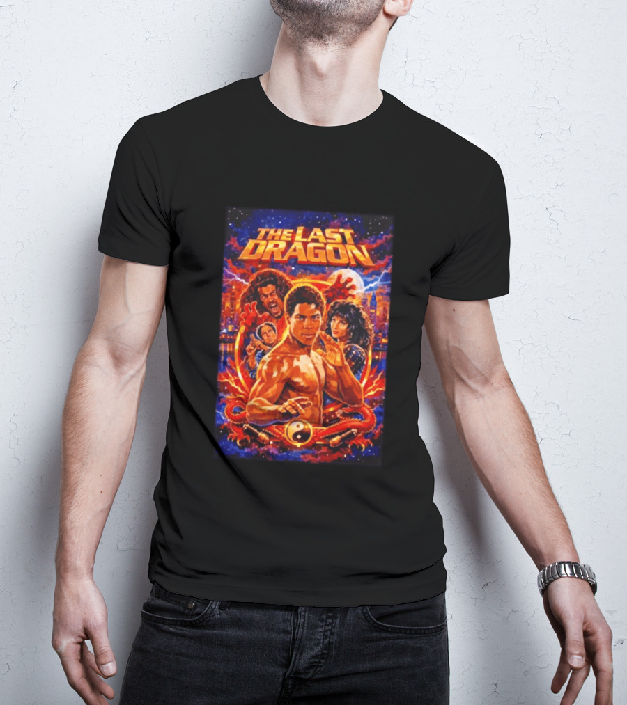 The Last Dragon 1985 Classic Martial Arts Movie Featuring Iconic Characters And Action T-Shirt