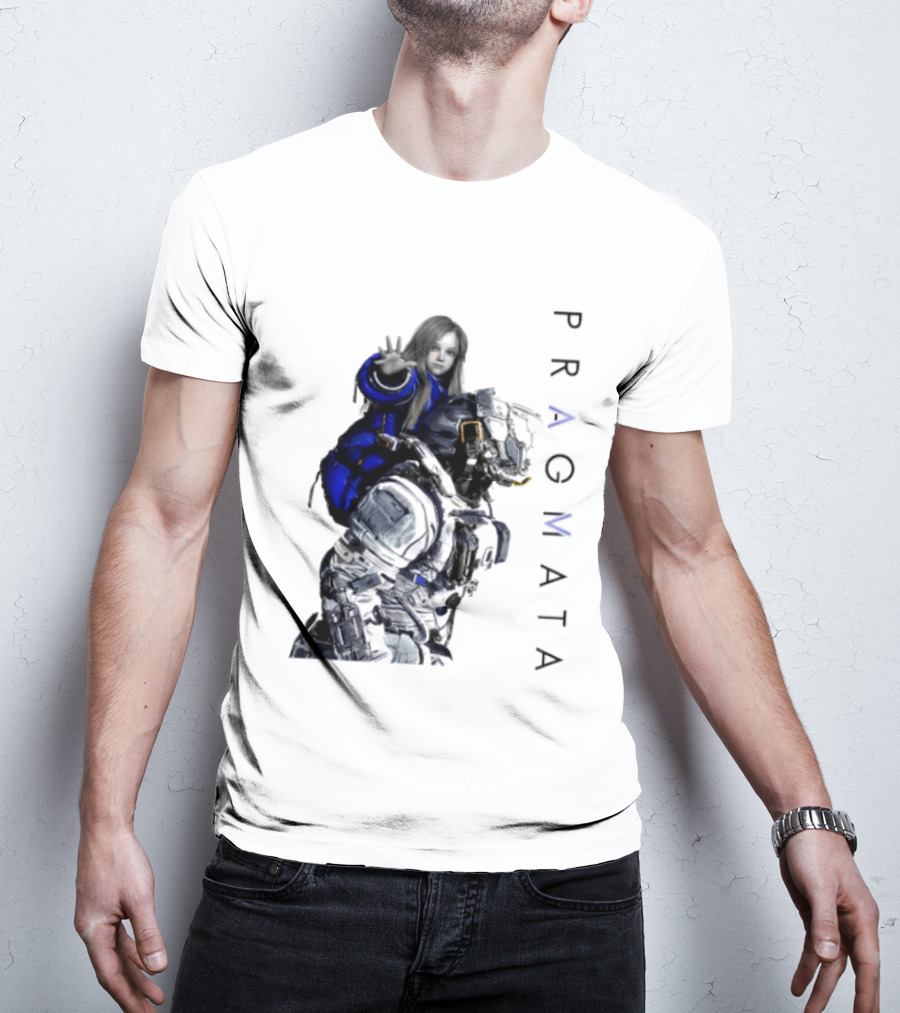 PRAGMATA Character Holding Space Explorer Scene T-Shirt