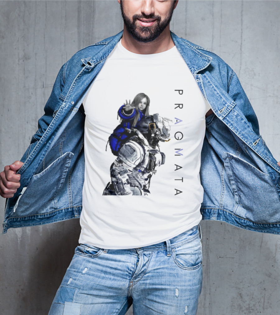 PRAGMATA Character Holding Space Explorer Scene T-Shirt