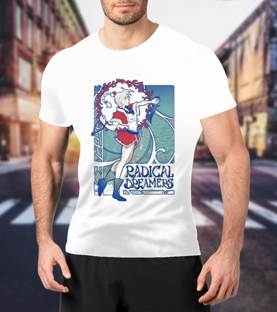 Radical Dreamers Frost Fatales 2026 Anime Girl Art Nouveau T-Shirt