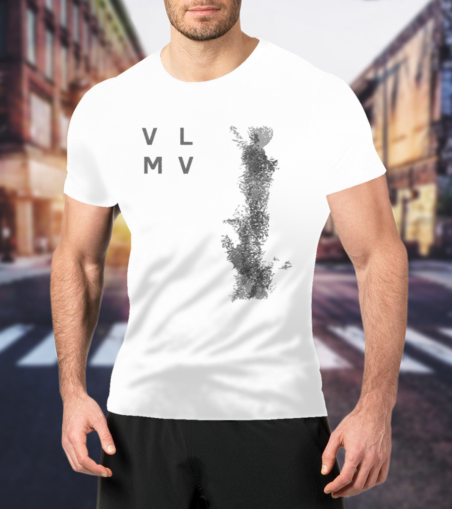 Vlmv There Will Come Soft Rains Abstract Monochrome T-Shirt