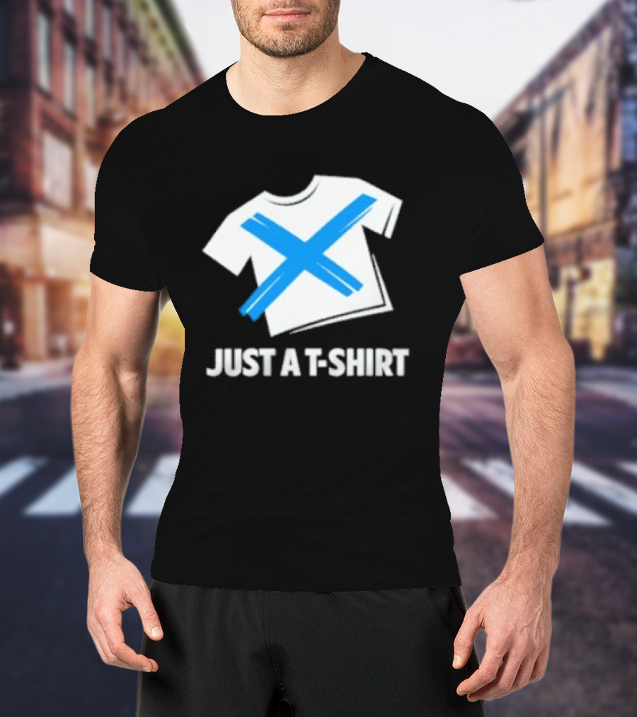 Just A Blue X T-Shirt