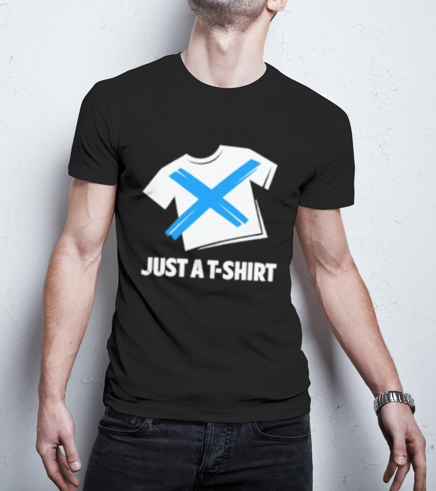 Just A Blue X T-Shirt
