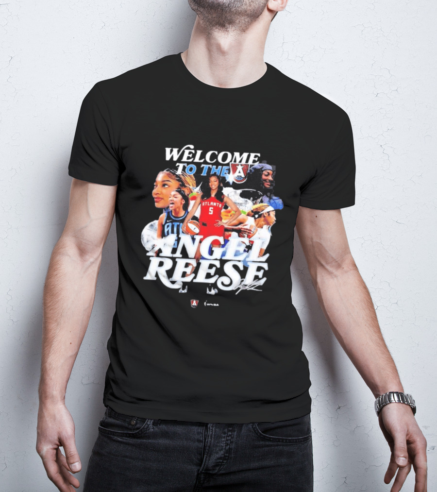 Welcome To The A Angel Reese Atlanta Dream WNBA T-Shirt