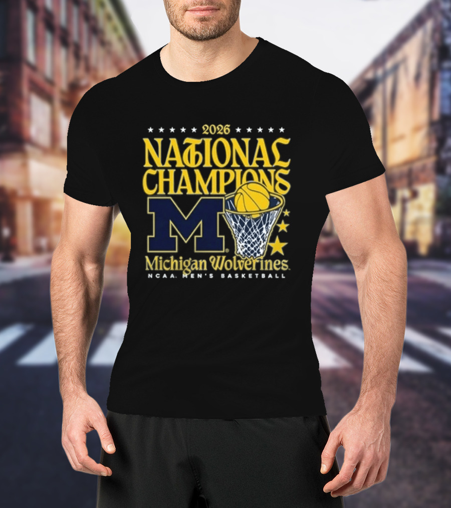 2026 National Champions Michigan Wolverines MBB Women's Basketball T-Shirt