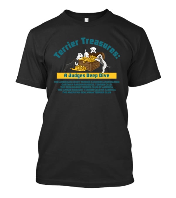 Terrier Treasures A Judges Deep Dive Treasure Chest And Playful Dogs T-Shirt