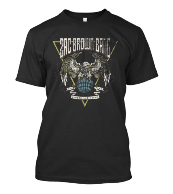 Zac Brown Band Sphere Winged Triangle Ladies T-Shirt