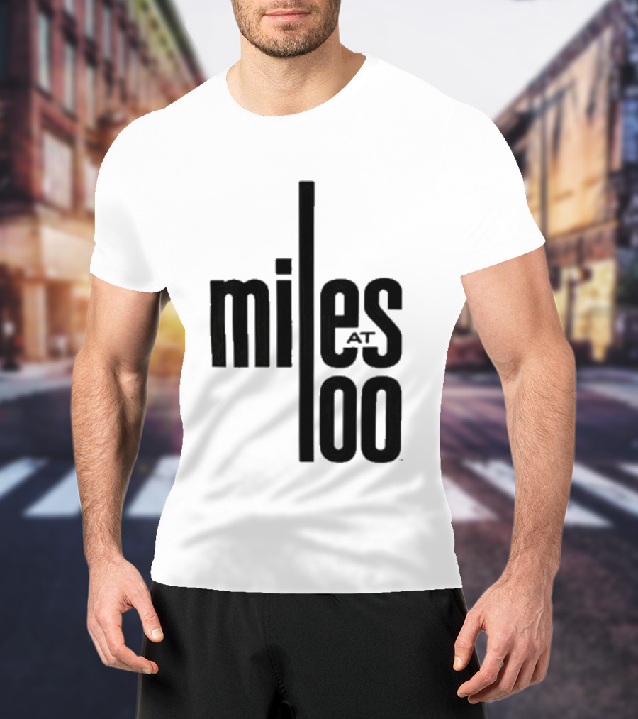 Miles Davis Miles At 100 Black T-Shirt