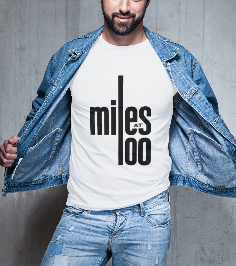 Miles Davis Miles At 100 Black T-Shirt