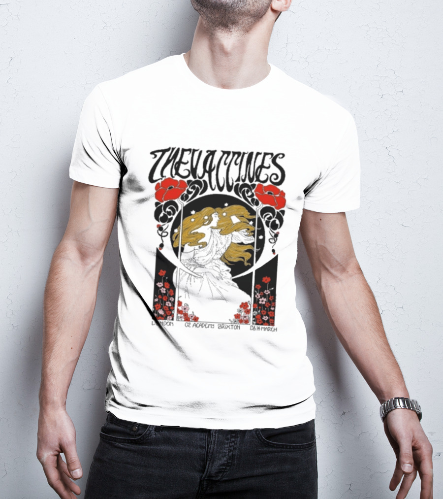The Vaccines March 13 2026 London Alphonse Mucha T-Shirt