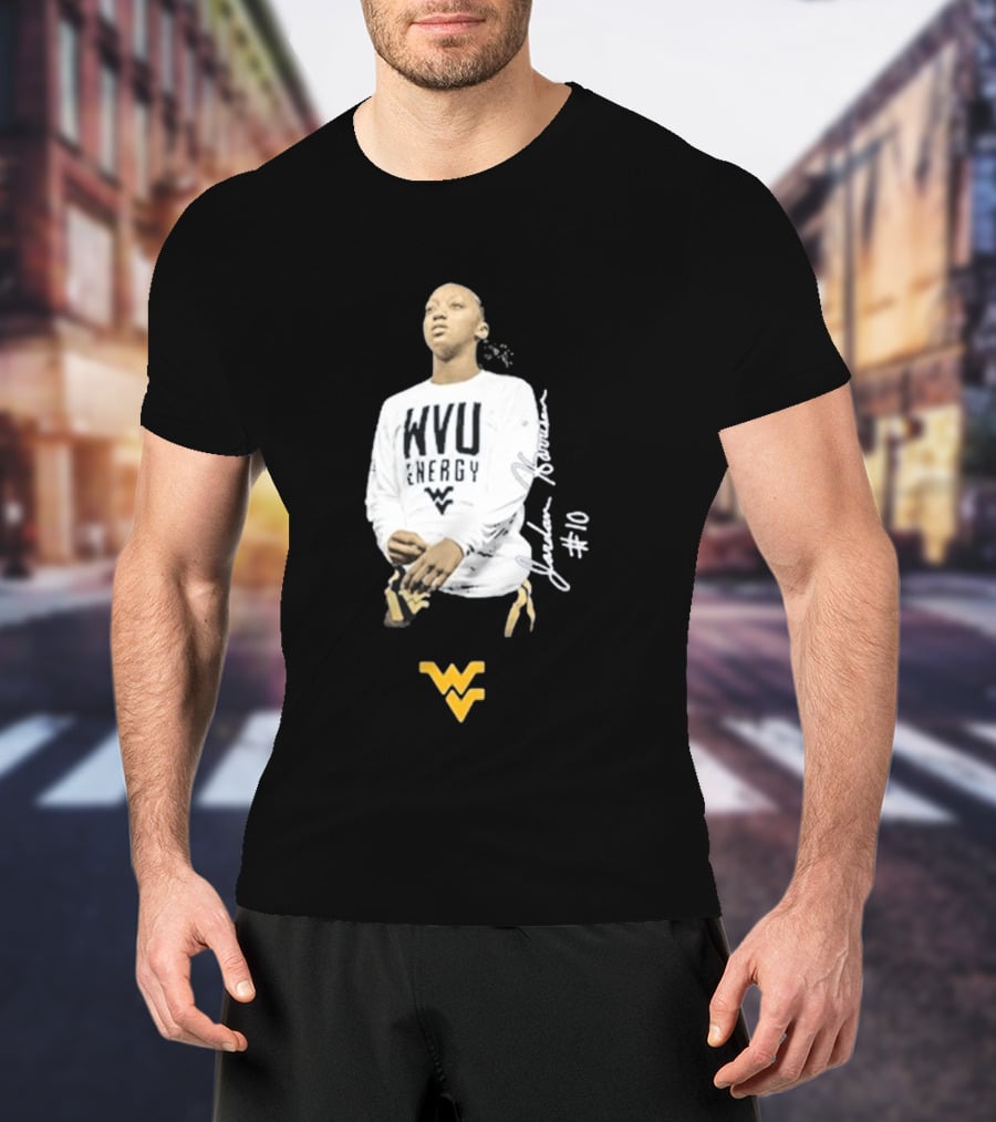 WVU Energy Jordan Harrison #10 West Virginia T-Shirt