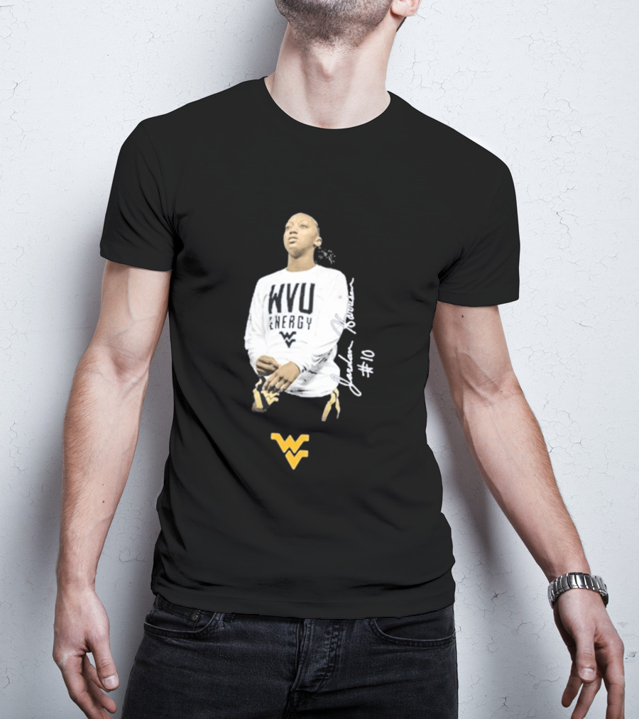 WVU Energy Jordan Harrison #10 West Virginia T-Shirt