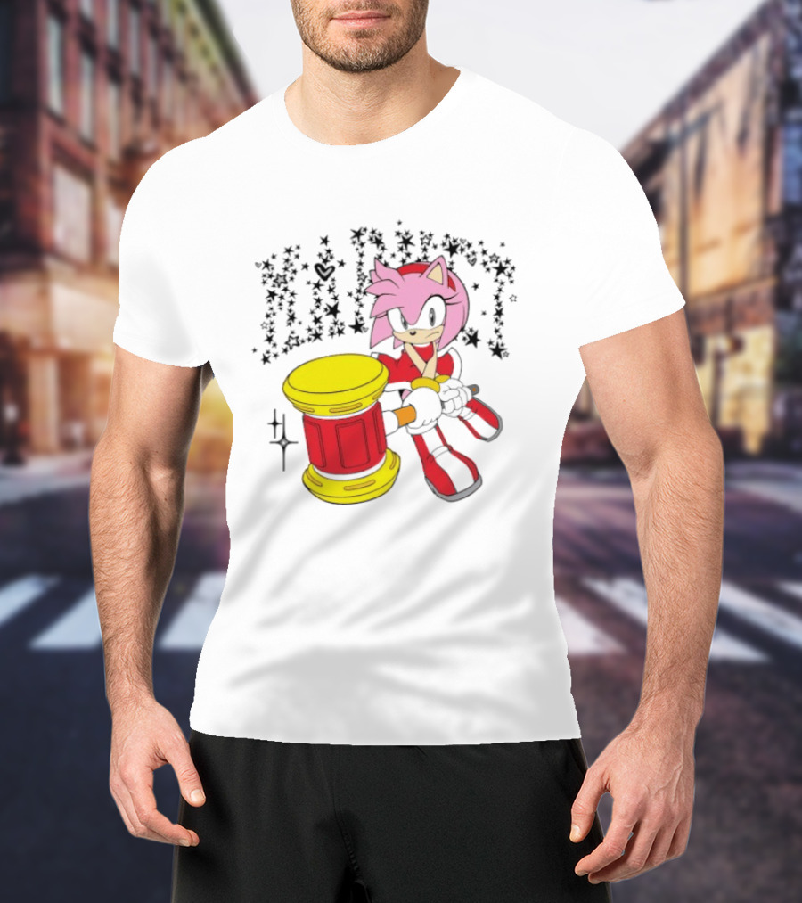 TiaCorine X Hedgehog Amy Rose Collaboration T-Shirt