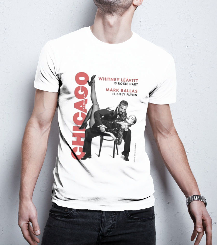 Chicago Whitney Leavitt Roxie Hart Mark Ballas Billy Flynn Emilio Madrid Photo T-Shirt