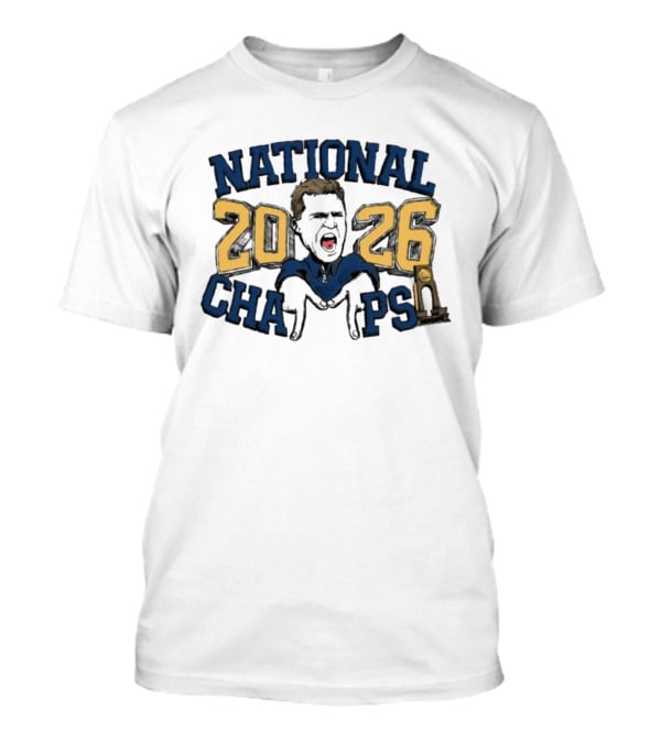 Michigan Wolverines National Champs 2026 Coach Trophy T-Shirt