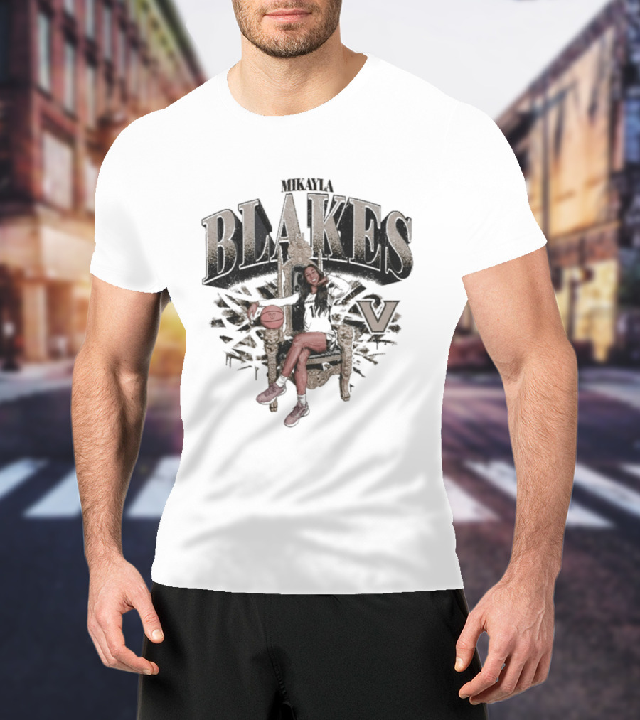 Mikayla Blakes Vanderbilt Commodores Basketball Vintage 90s T-Shirt