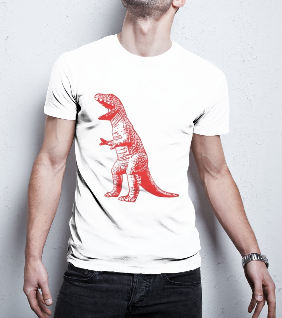 Red Rex Dinosaur Sheldon Cooper Bazinga T-Shirt