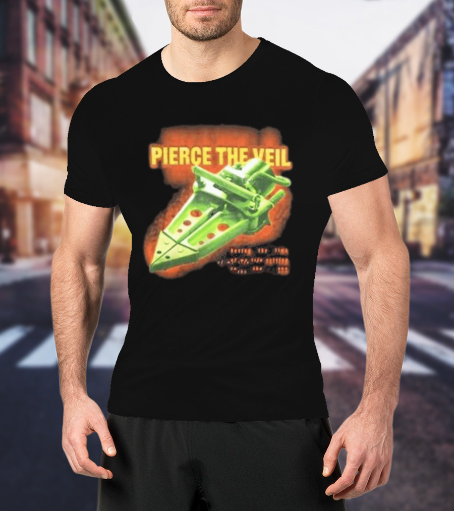 Pierce The Veil Jaws Movie Art Cover T-Shirt