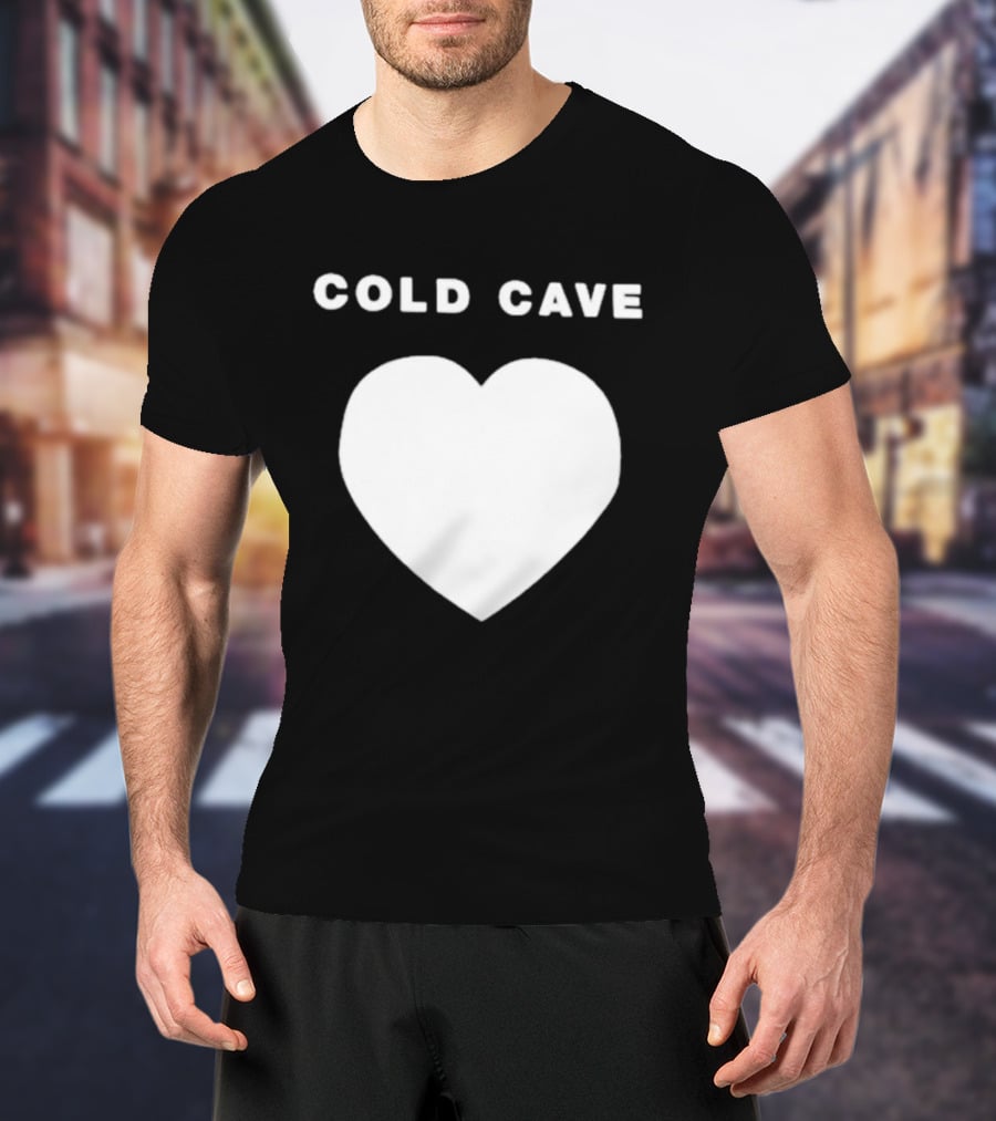 Heartworm Press Cold Cave White Heart T-Shirt