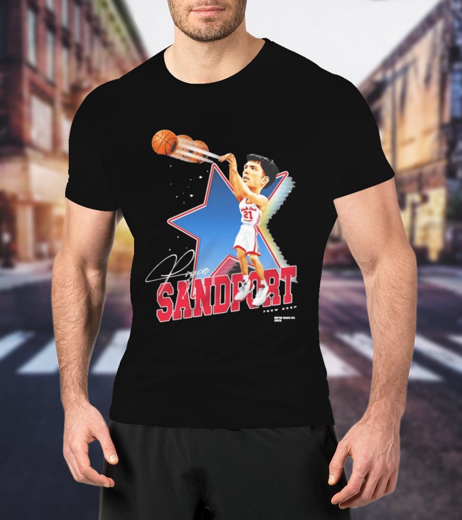 Pryce Sandfort From Deep Were Back Basketball Star T-Shirt
