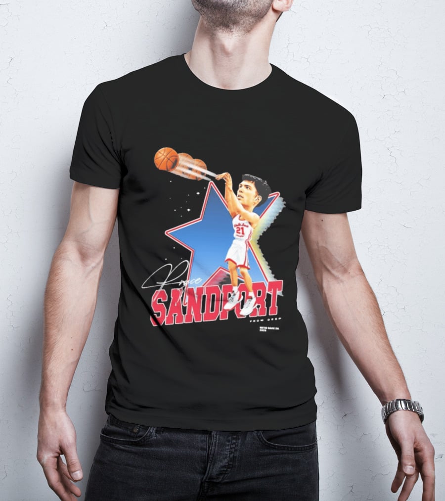 Pryce Sandfort From Deep Were Back Basketball Star T-Shirt