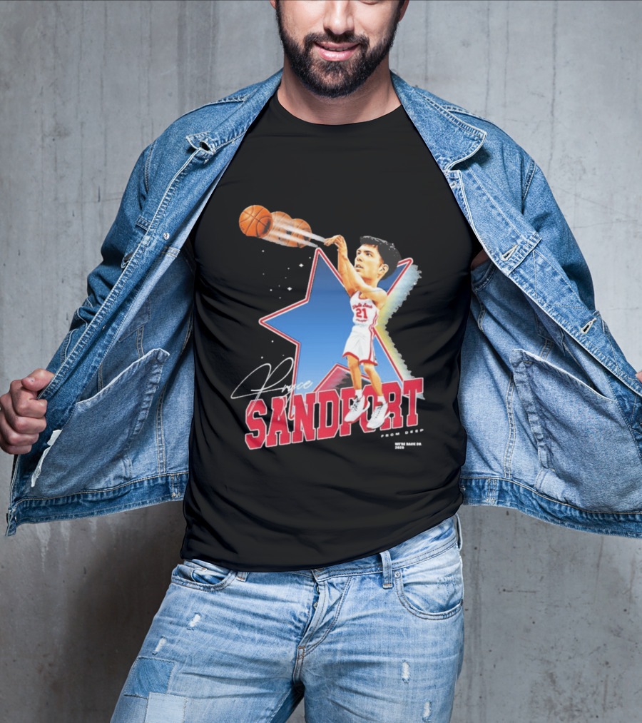 Pryce Sandfort From Deep Were Back Basketball Star T-Shirt