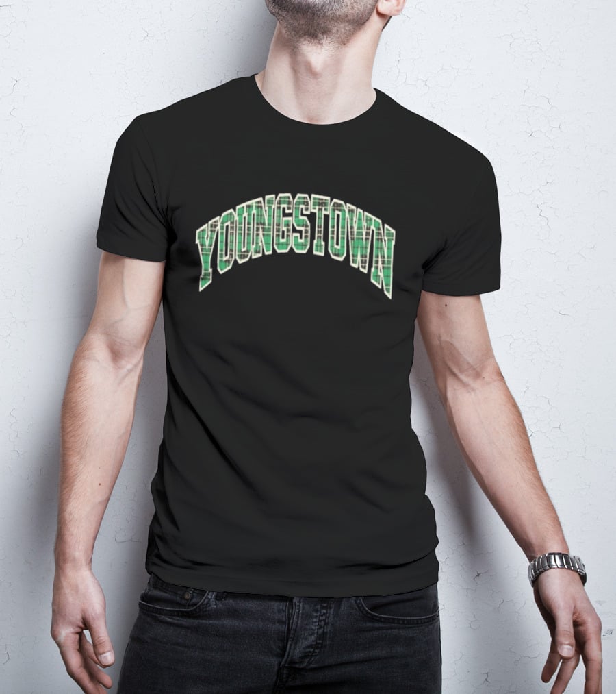 Youngstown Green Plaid T-Shirt