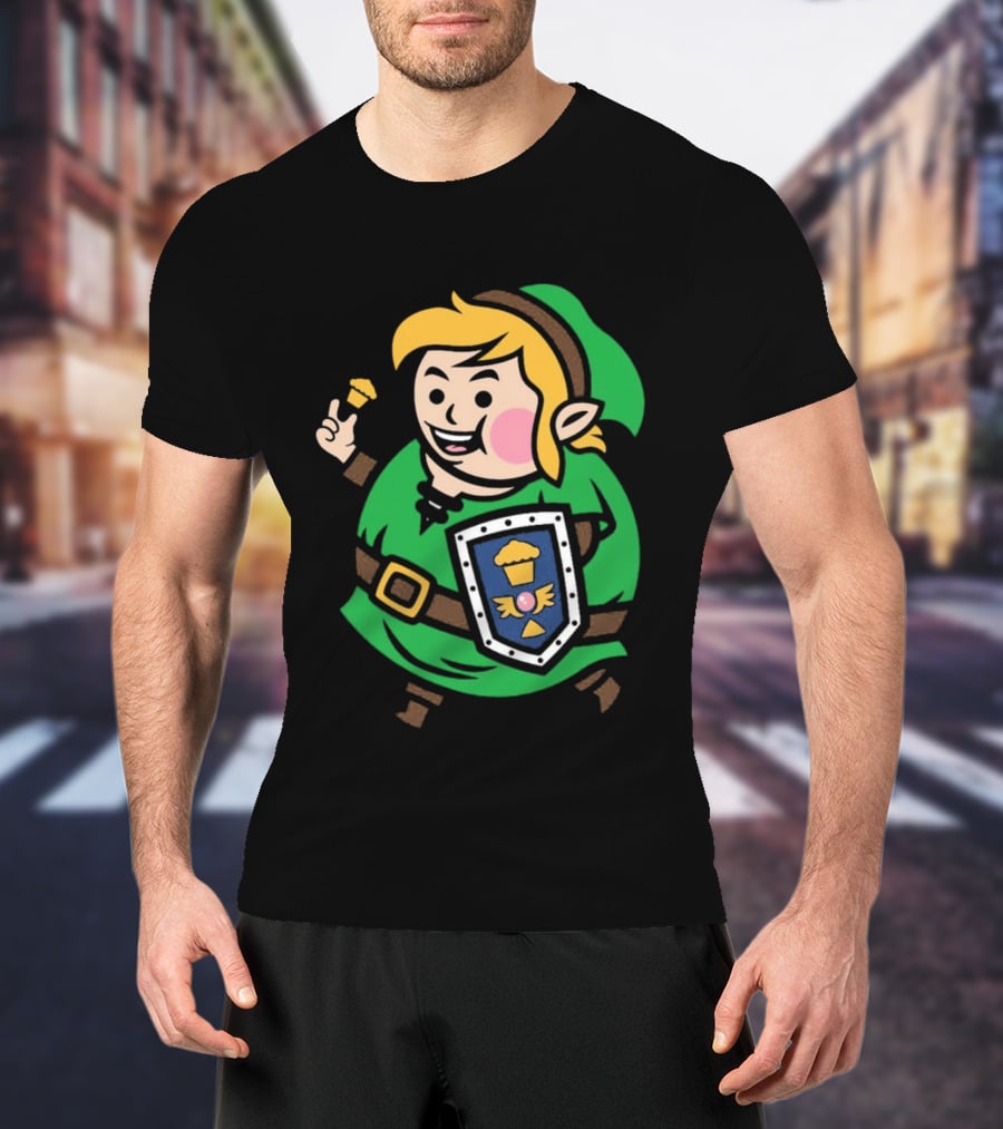 Johnny Cupcakes Legend Big Kid Green Outfit Shield Cupcake Hero T-Shirt