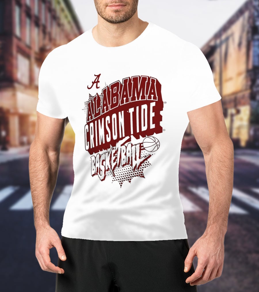 Alabama Crimson Tide Basketball NCAA Team Sports Fan T-Shirt